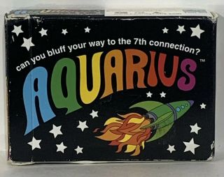 Rare Vtg 90s Aquarius Card Game By Looney Labs First Edition 1998