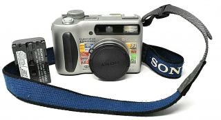 Rare Sony Cyber - Shot Dsc - S75 Digital Camera,  Battery On Ebay