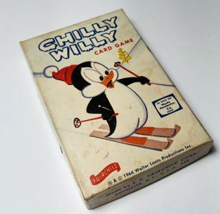 Rare Vintage 1964 Walter Lantz Chilly Willy Card Game Complete 2.  75 " X 4 " Cards