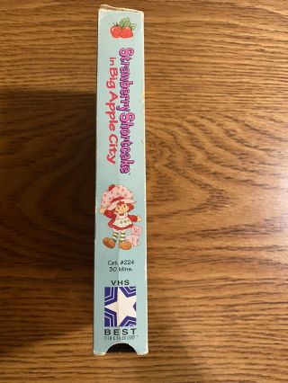 Strawberry Shortcake In Big Apple City VHS Movie Vintage RARE Children’s VHS 3