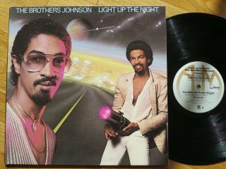Rare Vintage Vinyl - The Brothers Johnson - Light Up The Night - A&m Sp - 3716 - Ex
