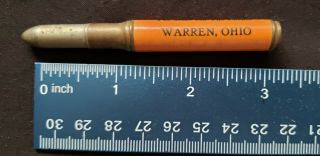 Vintage Rare The Wm.  Eby Co Advertising Pencil Warren Ohio