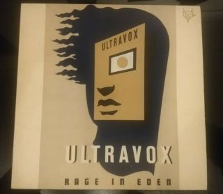 Ultravox Rage In Eden,  Rare Poster Vinyl Lp Record Album Poster Cdl1338 1981