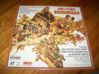 Shenandoah Laserdisc Ld Very Rare James Stewart Great Film