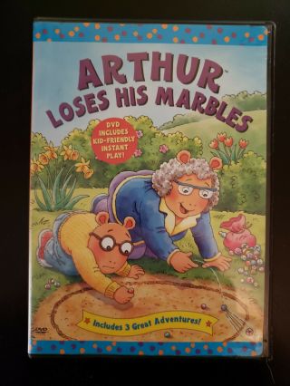 Arthur - Arthur Loses His Marbles Very Rare Oop Kids Dvd Buy 2 Get 1