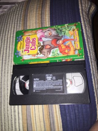 RARE VHS CHILDRENS MOVIE DISNEY ' S THE JUNGLE BOOK ' S CUBS CRAZY CONGO CAPERS G3 3