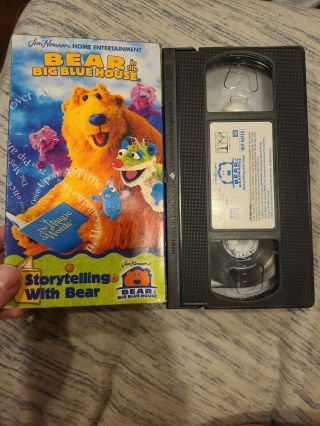 Storytelling With Bear In The Big Blue House Vhs Vcr Video Tape Movie Rare