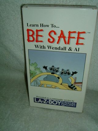 La - Z - Boy Furniture Galleries Learn How To Be Safe With Wendell & Al Vhs Rare