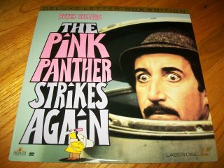 The Pink Panther Strikes Again Laserdisc Ld Widescreen Format Rare W/trailer