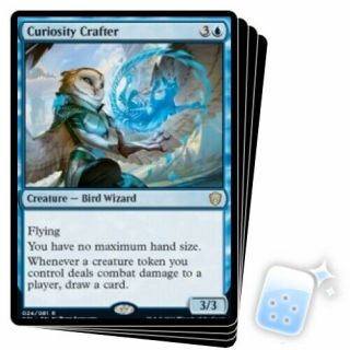 Curiosity Crafter X4 Commander 2021 Magic Mtg Card