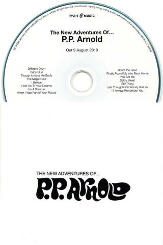 P.  P.  Arnold The Adventures Of Rare 2019 German 14 - Track Cd Album Soul