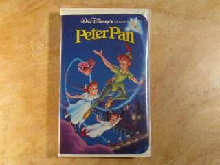 Peter Pan The Classics Clamshell Vhs Rare 1st Edition 1990 Walt Disney 