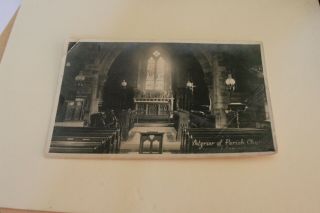 Interior Of Llangynidr Church - Prior To1928 Fire,  Rp Breconshire - Rare