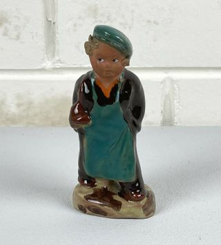 Rare 1930s Szecsi Keramia Budapest Pottery Folk Art Hungarian Woman Figurine