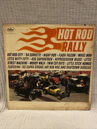 Shutdown Douglas Stocks Hot Rod Rally Lp Capitol T - 1997 Og Mono Rare