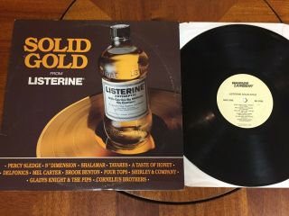 Solid Gold From Listerine Lp (rare Advertising R&b) 1984 Bu - 5290