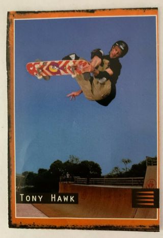 Tony Hawk Rare Earn Your Stripes Card Si For Kids Like Skateboarding Legend