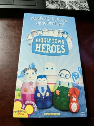 Higgly Town Heroes Vhs Disney Playhouse Meet The Heroes Rare Childrens