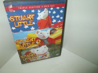 Stuart Little 1 2 & 3 Rare Animated Kids Trilogy Dvd Set (3 Disc) Hugh Laurie