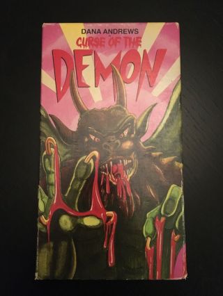 Curse Of The Demon Rare & Oop Horror Movie Goodtimes Home Video Release Vhs