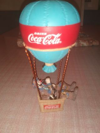 1994 Rare Coca - Cola " Look Up America " Featuring Emmett Kelly Figurine