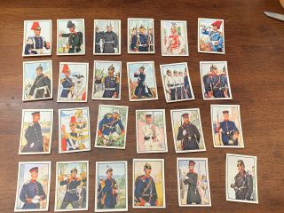 Military Uniforms 24 Rare Pre Wwii German Cigarette Tobacco Cards Orig.  Nr