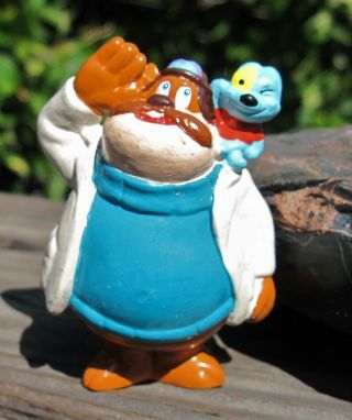 Rare 1989 Applause Disney Chip And Dale Rescue Rangers Monterey Jack,  Figure Pvc