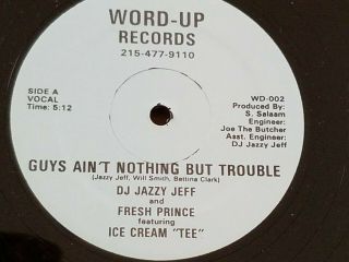 DJ Jazzy Jeff & Fresh Prince - Girls/Guys Ain ' t Nothing But Trouble - 12 