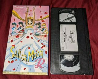 Sailor Moon The Movie R Special Uncut Subtitled Edition Vhs Tape Rare Htf Euc