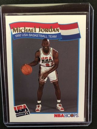 - Rare - 1991 - Michael Jordan - Hoops/mcdonalds Team Usa Dream Team Basketball Card