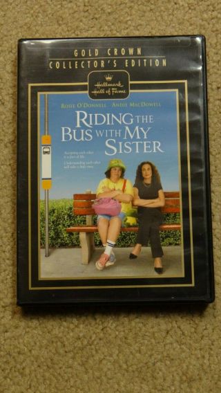 Hallmark Riding The Bus With My Sister Rare (dvd) Rosie O 