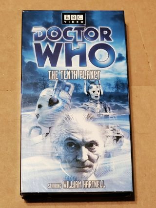 Rare Doctor Who Tenth Planet Vhs Video 1st Dr William Hartnell Last Episode 10th