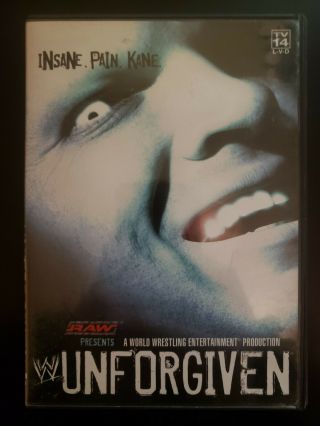 Wwe - Unforgiven 2004 Rare Wrestling Dvd With Case & Cover Art Buy 2 Get 1
