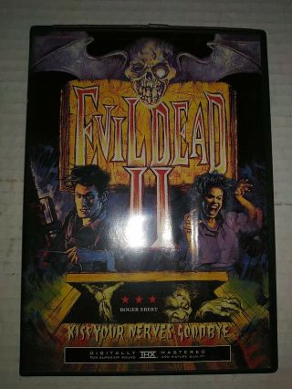 Evil Dead 2: Dead By Dawn (dvd,  2000) Rare Oop Horror Movie Thriller