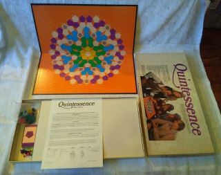 Quintessence Rare Vintage Pentagames Board Game 1978 Strategy & Luck - Complete