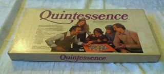 QUINTESSENCE Rare Vintage Pentagames Board Game 1978 Strategy & Luck - Complete 3