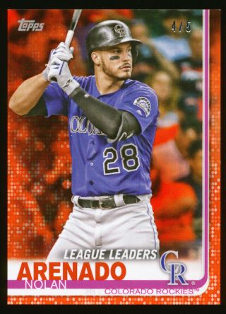 2019 Topps Mini On Demand Red Parallel Sp Rare Pick Your Card Rare /5