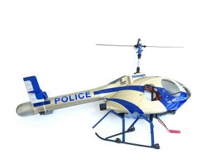 Blade Cx3 Rc Helicopter - Rare Police Body