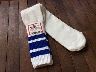 Vintage Kmart Extra Long Over Calf Tube Socks Mens 10 - 13 1970s Nos Rare