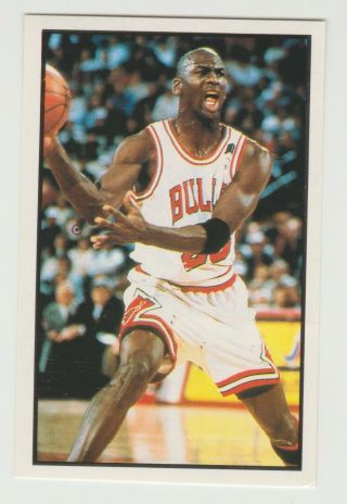 1992 - 93 Panini Basketball Michael Jordan Sticker 12 Rare Early 90 