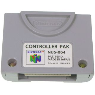 Nintendo 64 Controller Pak Pack Nus - 004 Official N64 Japan Import Very Rare