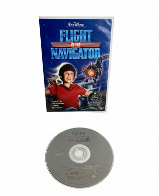 Flight Of The Navigator Dvd 2004 Rare & Oop Disney 1986 Sci - Fi B