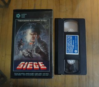Siege Aka Self Defense 1983 Canadian Exploitation Very Rare Oop Vhs Big Box