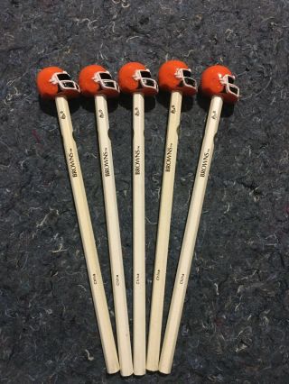 Rare 1999 Cleveland Browns Pencils Set Of 5 Never Sharpened 2 Pencils