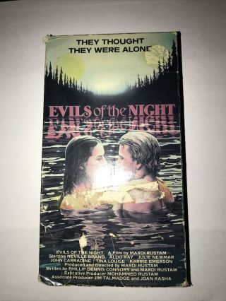 Evils Of The Night (vhs) Horror Rare