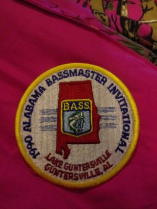 1990 Alabama Bassmaster Invitational Lake Guntersville Al Patch Rare