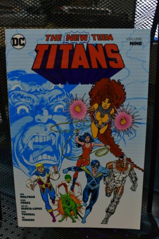 The Teen Titans By Wolfman & Perez Volume 9 Dc Deluxe Tpb Rare Oop