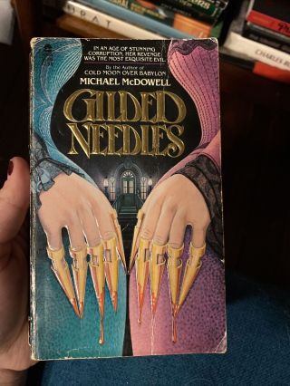 Gilded Needles Michael Mcdowell 1st Print Revenge Evil Hell Money Crime Oop Rare