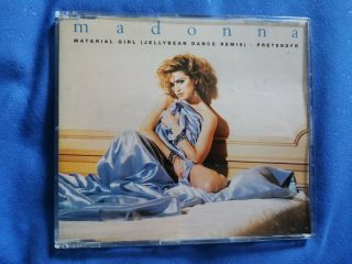 Madonna Material Girl Cd Single Like A Virgin Rare No Promo
