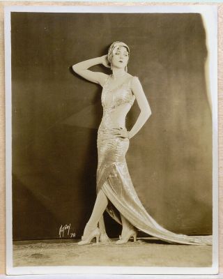 Very Rare Olive Borden (1906 - 1947) In William Fox Photoplay 8x10 Press Photo